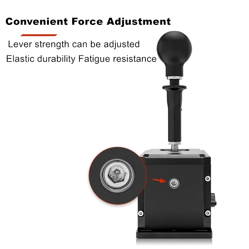 Simagic-DS-8X 6 + 2 + R + SQ SIM, palanca de cambios H, secuencial, videojuegos, simulación de coche de carreras - imagen 5