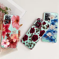 Funda transparente de TPU para OPPO A57 4G 2022 A77 A77s, fundas de teléfono con patrón de nuevo estilo para OPPO A57 4G CPH2387, fundas traseras para parachoques