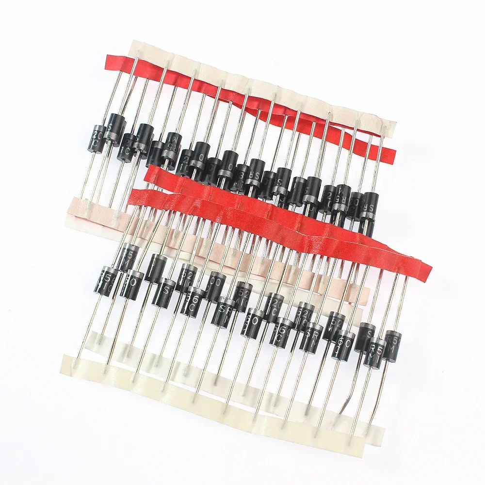 50 Uds diodo Schottky SR3100 SR3200 SR560 SR5100 SR5200 Kit de diodos componentes electrónicos - imagen 2