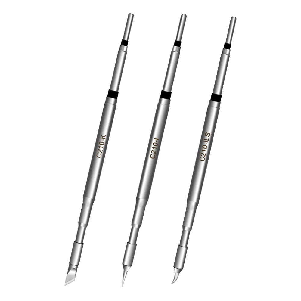 Puntas de soldadura OEM JBC C210, cabezal de hierro para puntas JBC, mango T210 JBC CD-2SD/2SHE Sugon T26 T26D T3602, estación de soldadura - imagen 4