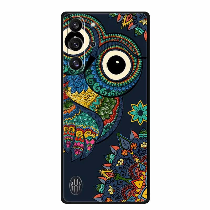 Para ZTE nubia Red Magic 10 Pro 5G funda animales silicona suave TPU fundas de teléfono contraportada para REDMAGIC 10 Pro + Fundas de lobo de moda - imagen 2