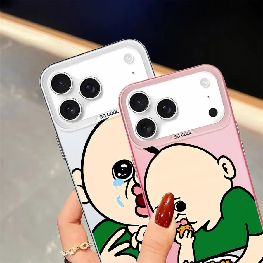 Funda para iPhone 17Air 15 Plus 16e 14 16 17 Pro Max 12 13 XR XS 11 funda trasera para teléfono lindo Bangbang Yuzhi - imagen 2