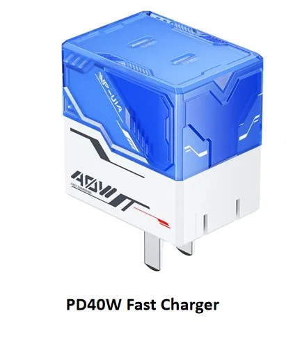 blue 40w charger