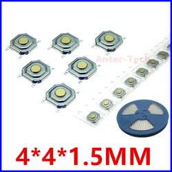 Interruptor Táctil SMD 4 Pines 12V - 50 Unidades