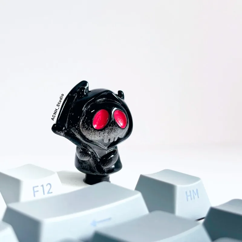 MiFuny-Teclas de perilla de gato siamés, accesorio de resina Kawaii personalizado, hecho a mano, artesanal, para teclado mecánico Hi8 - imagen 5