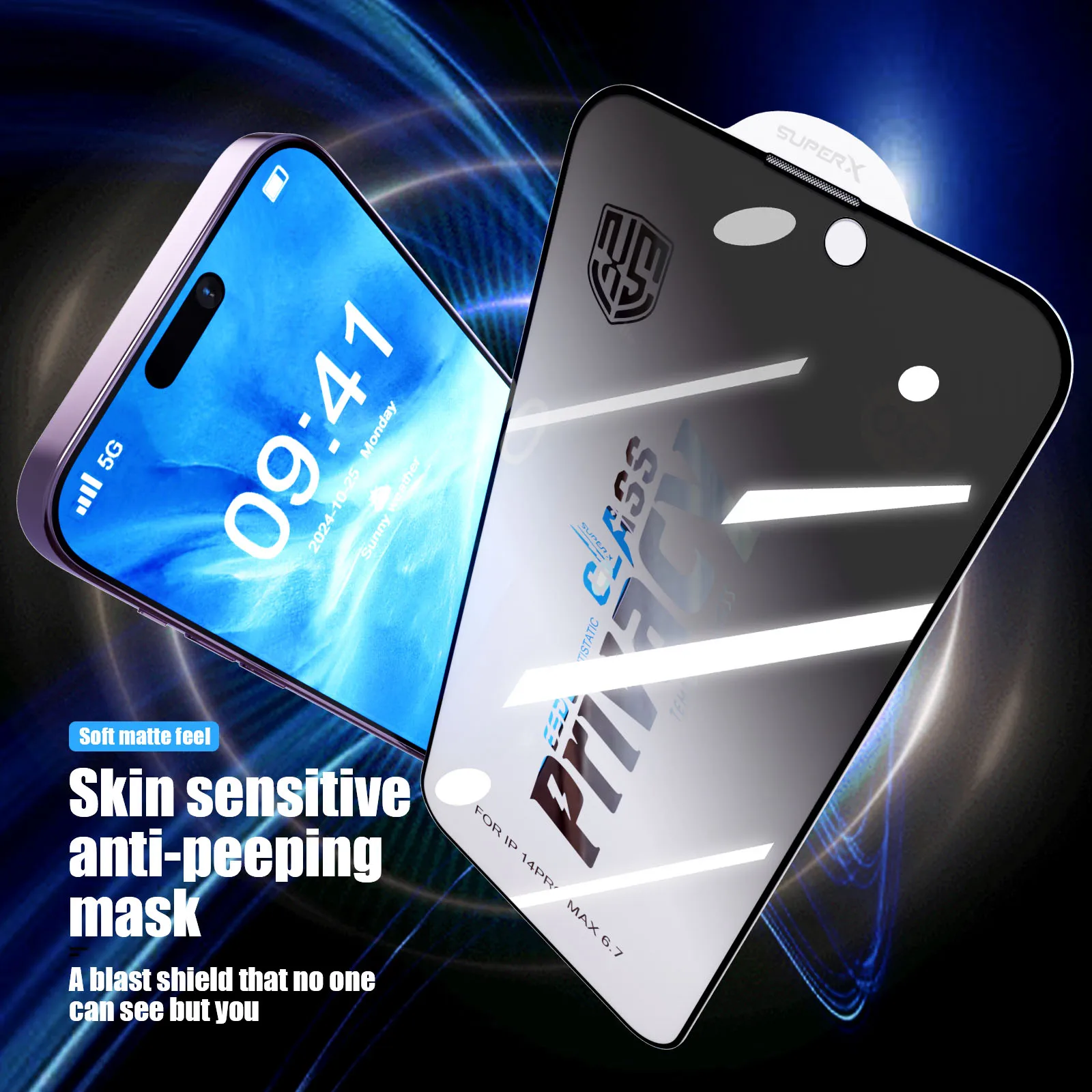 Protector de pantalla antiespía para Samsung A56 5G A55 A54 A53 A16 A06 A05 A36 A35 A34 A26 A25 S25 Ultra S24 S23 S22 S21 Plus FE Glass - imagen 5