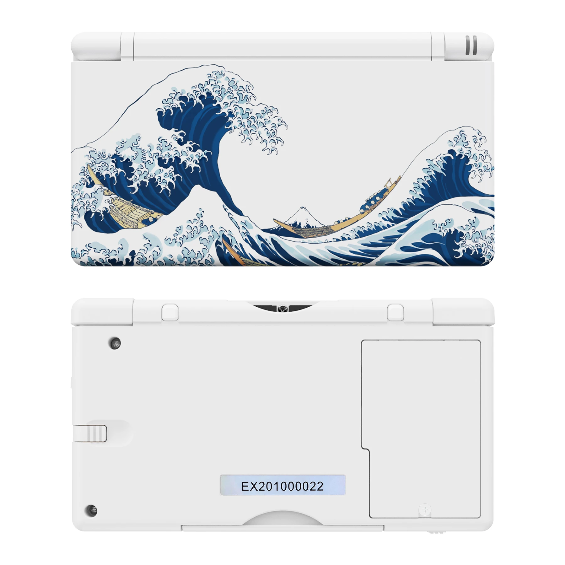 Carcasa completa de repuesto eXtremeRate para Nintendo DS Lite para NDSL - The Great Wave