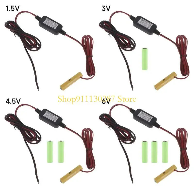 J1HC 2PIN a 1.5V 3V 4.5V 6V LR03 Los eliminadores batería pueden reemplazar las baterías 1-4pcs - imagen 2