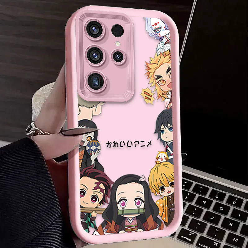Anime Cute Demon Slayer Case For Samsung Galaxy S24 S23 S25 Ultra S22 S21 Plus FE A56 A36 A26 A16 A06 A15 A25 A35 A55 5G Cover - imagen 5