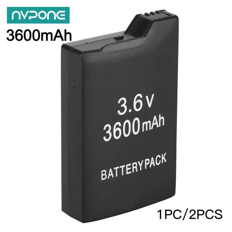 Batería recargable de repuesto para Sony Psp, paquete de baterías de 3,6 V y 3600Mah, para Sony Psp-1000/1001, 1 unidad/2 piezas