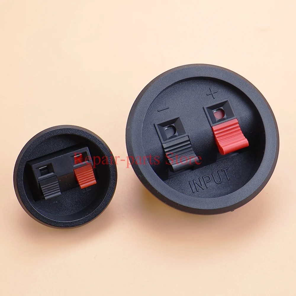 Terminal de conector negro, terminales de altavoz de Audio, Clip de enchufe, terminales de altavoz de Audio, Clips de placa de pruebas, 1 unidad