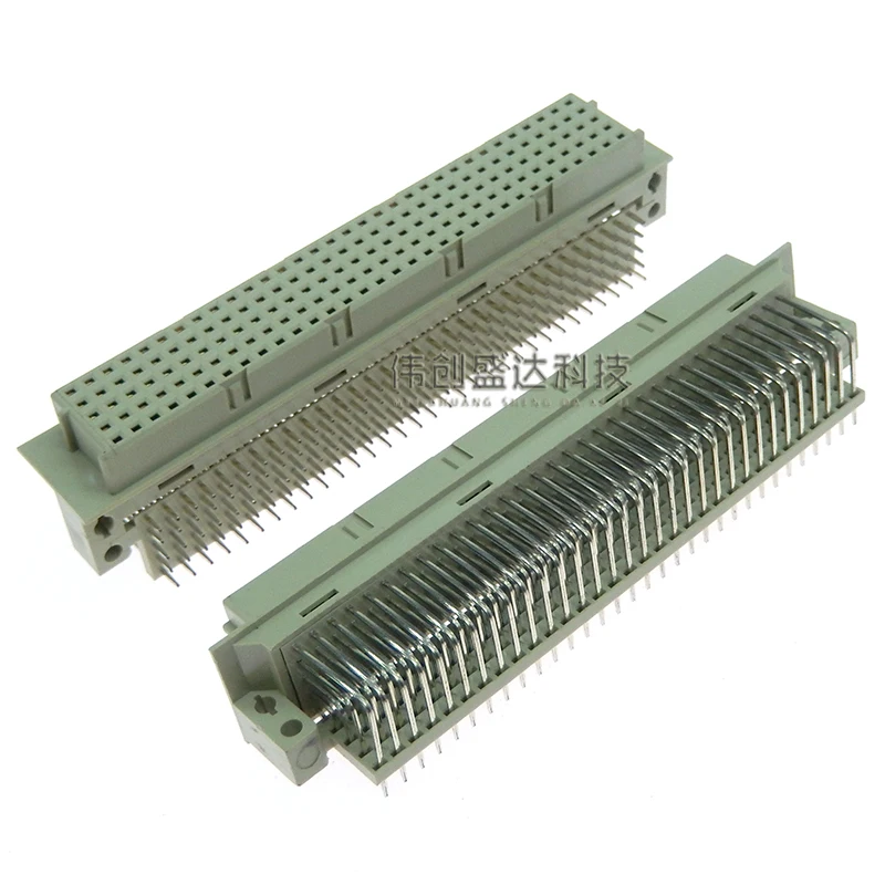 Placa a placa doblada macho recta hembra 5160 estilo europeo DIN41612 hembra doblada 160P macho recto 5*32P cinco filas 160 p - imagen 3