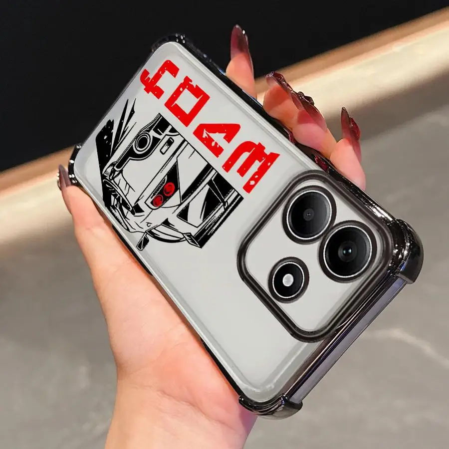 Funda de teléfono para Xiaomi Redmi K80 Pro K80 5G A5 14C A3 13C A3X cubierta transparente japonés JDM Drift Car - imagen 2