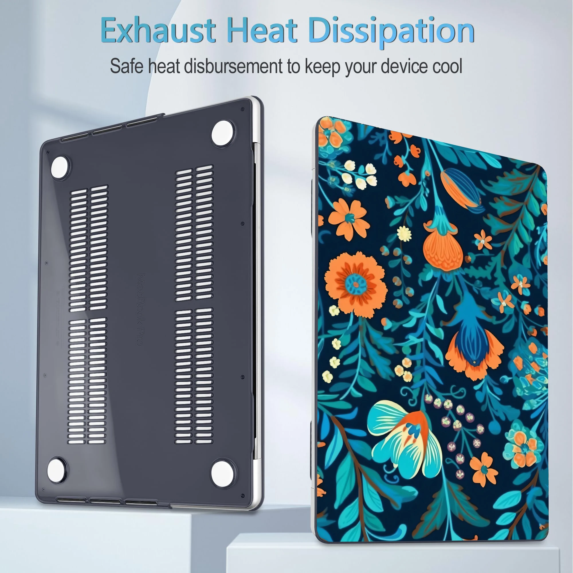 Funda para portátil con estampado Retro para macbook pro 14 m4 Air M4 A3240 A3241, funda para Macbook Air 13 A2337 M1 Pro 13 Pro 16 M4 - imagen 3