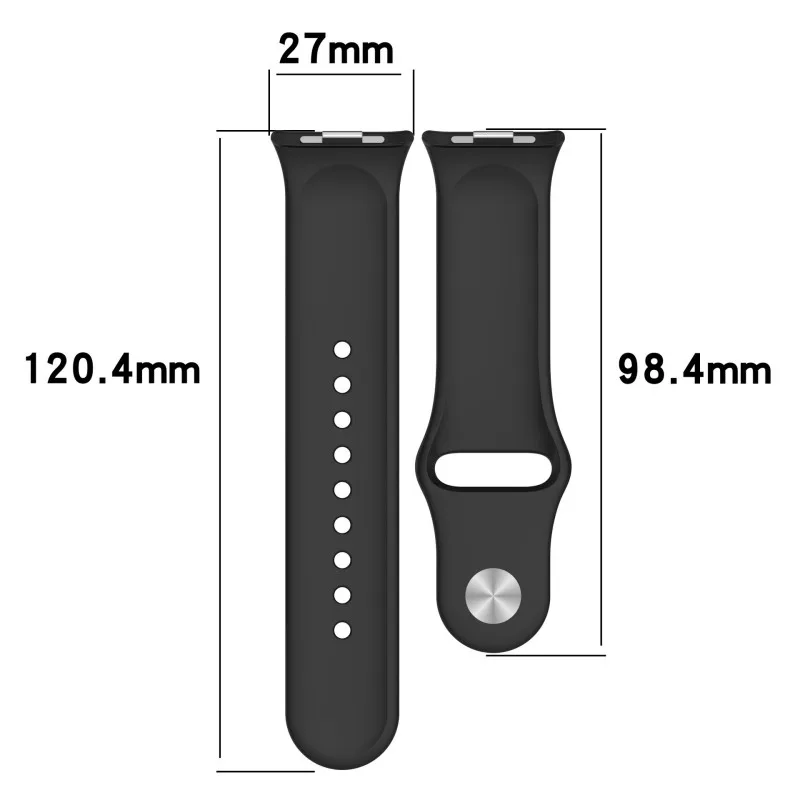 Correa deportiva de silicona para reloj Redmi 6 5 4, pulsera para Xiaomi Mi Band 9 Pro/8 Pro, Correa, accesorios de correa de reloj - imagen 4