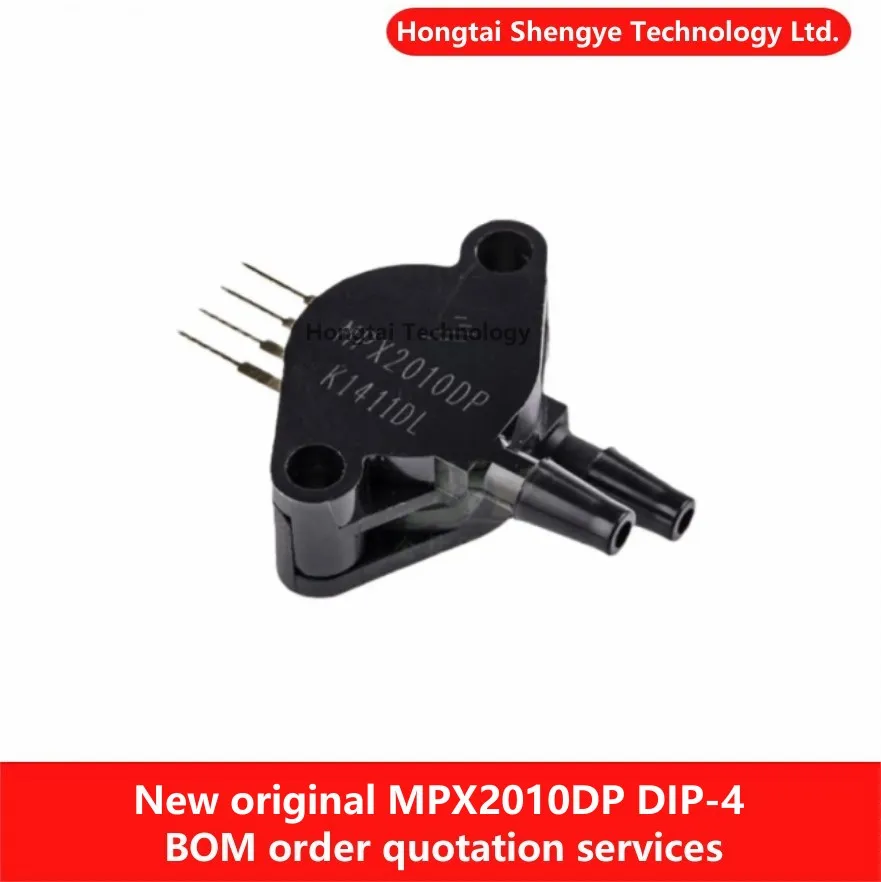Nuevo sensor de presión original MPX2010DP DIP-4 transmisor de presión diferencial presión de gas de 10kpa con compensación de temperatura