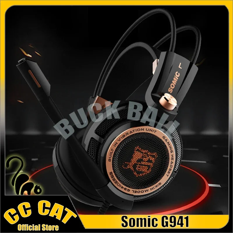 Somic G941 auriculares con cable auriculares para jugadores Denoise auriculares para juegos personalizados con micrófono auriculares 7,1 auriculares con sonido estéreo