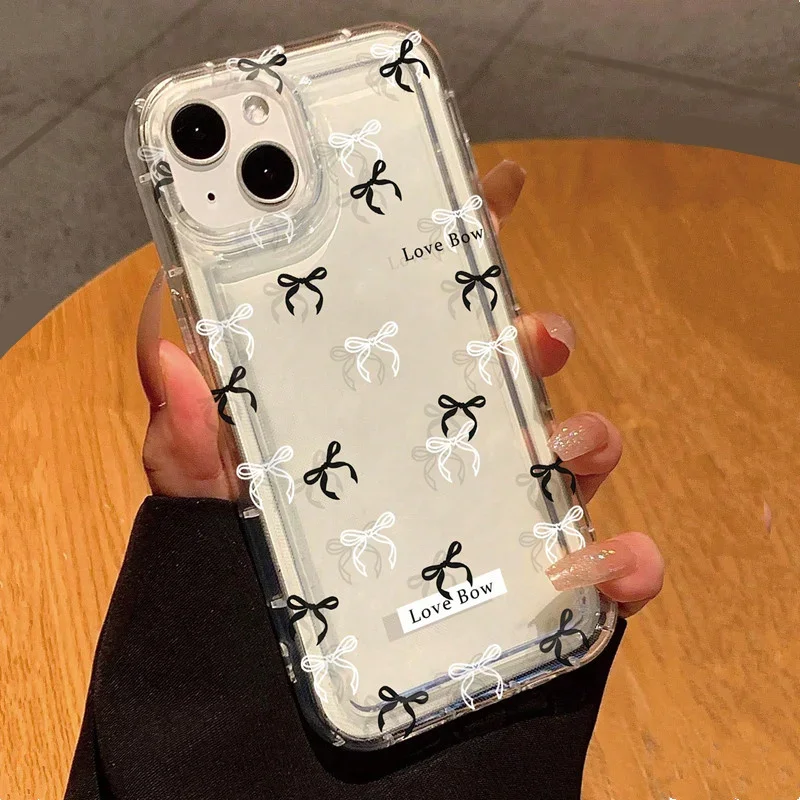 Funda transparente con estampado de lazo colorido para Samsung Galaxy S10 S20 S20 S21 S21 S22 S23 S24 FE Ultra Plus 5G Airbag cubierta a prueba de golpes - imagen 5