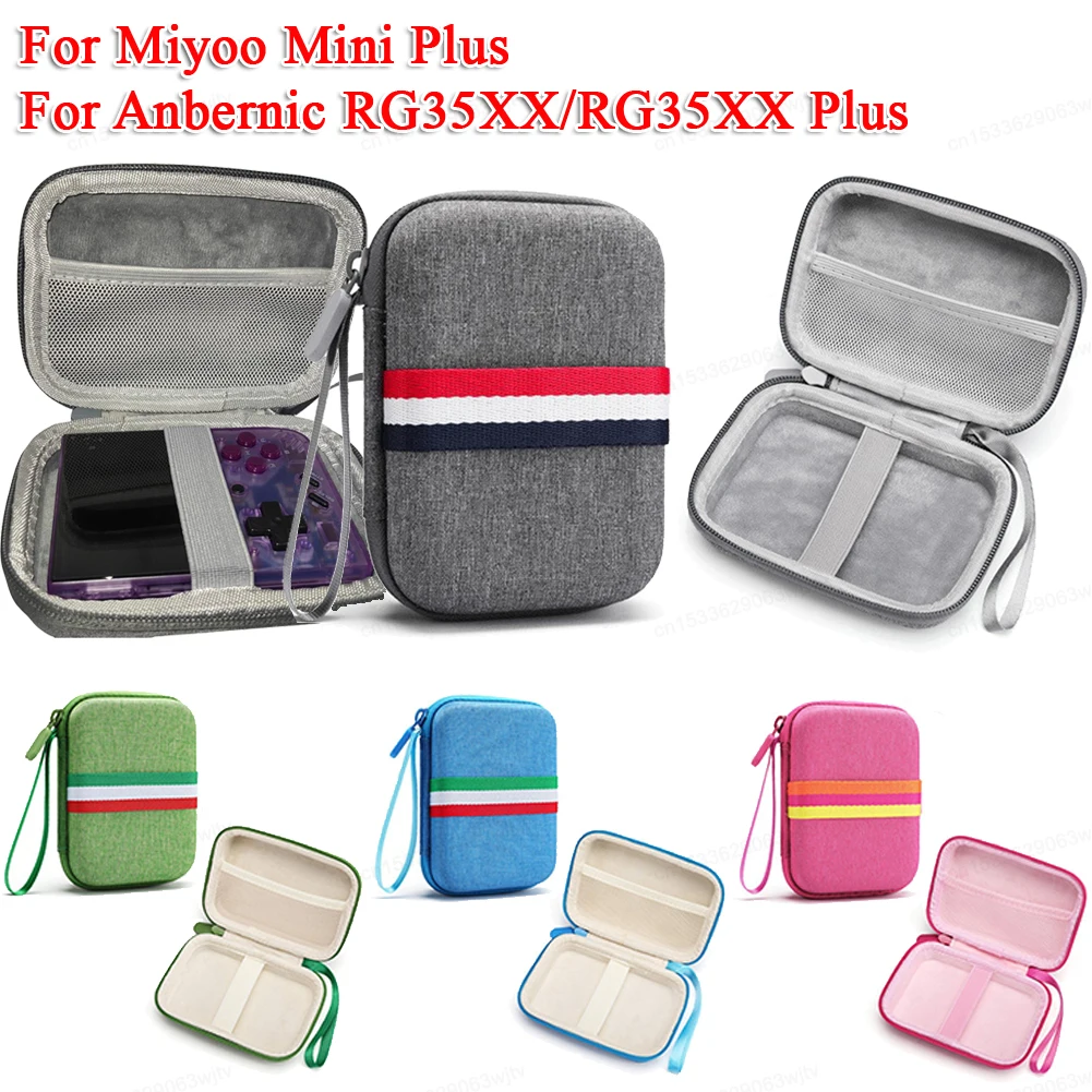Bolsa antiarañazos para consolas de juegos, accesorio para Miyoo Mini Plus, Anbernic RG35XX, RG35XX Plus, Anbernic RG35XX, RG35XX Plus, Miyoo Mini Plus