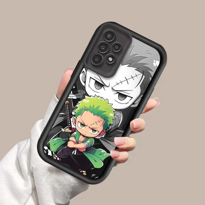 Funda Nami Luffy para Samsung Galaxy A04E A04 A04S A05 A06 A10S A11 A12 A13 A14 A15 A16 funda de teléfono con escalera ocular - imagen 3