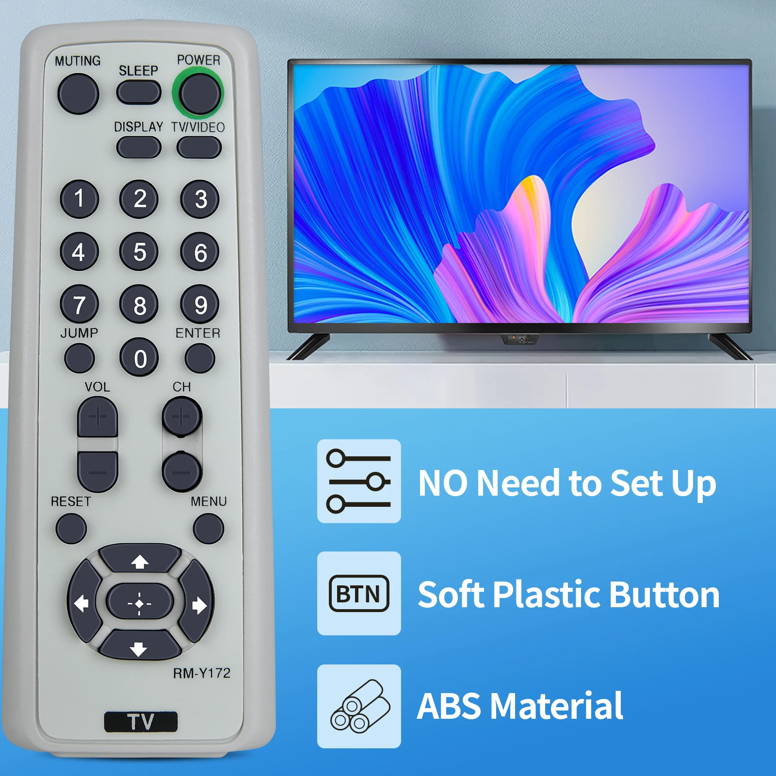 Nuevo para SONY RM-Y172 TV remoto KV13FM12, KV13FM13, KV13FM14 - imagen 3