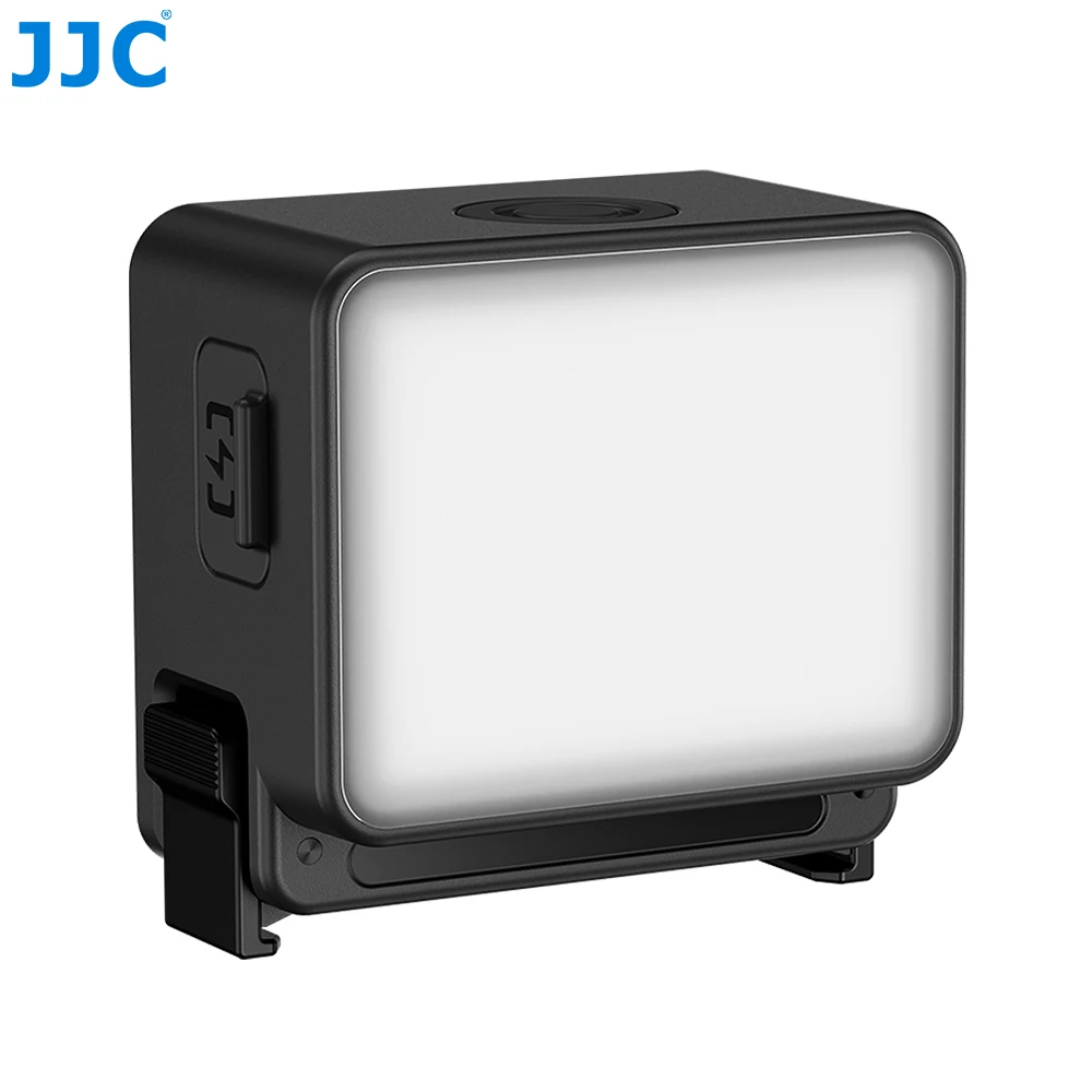 JJC Mini luz de relleno de liberación rápida IPX5 luz de Selfie impermeable para DJI Action 6 Osmo Nano iluminación de relleno de fotografía magnética - imagen 2