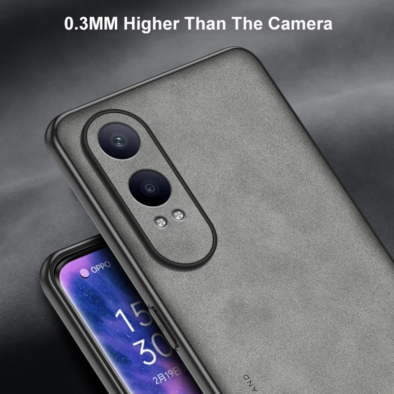 Para OnePlus Nord CE 4 Lite funda de lujo de cuero PU funda de teléfono para OnePlus Nord CE4 Lite 5G contraportada protección de silicona mate - imagen 5