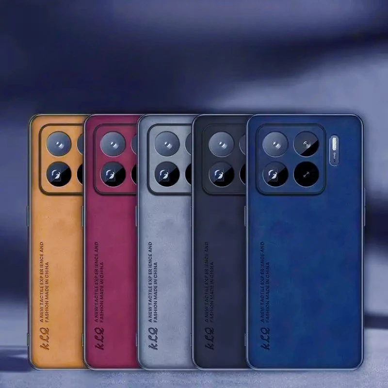 Funda para Xiaomi 15T Pro 14T, Funda elegante y sencilla de piel de oveja, agradable a la piel y resistente a caídas para Xiaomi 15T Pro 14T