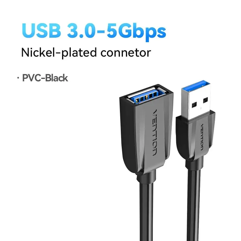 5Gbps-PVC Black