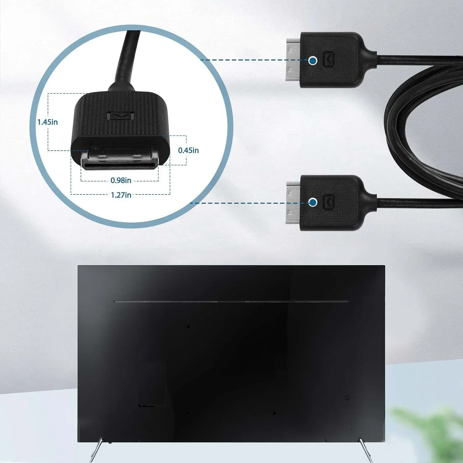 Cable de BN39-02210A original, accesorio de señal, conexión única, Mini KS7000, KS9000, 44P, 3 metros/9,84 pies, BN3902210A - imagen 3