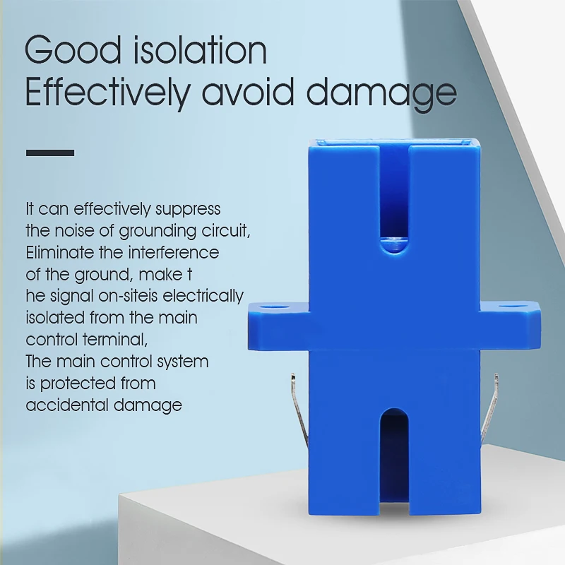50 uds/100 Uds acoplador Simplex de fibra óptica adaptador de fibra óptica brida monomodo conector SCUPC/SCAPC SM - imagen 4