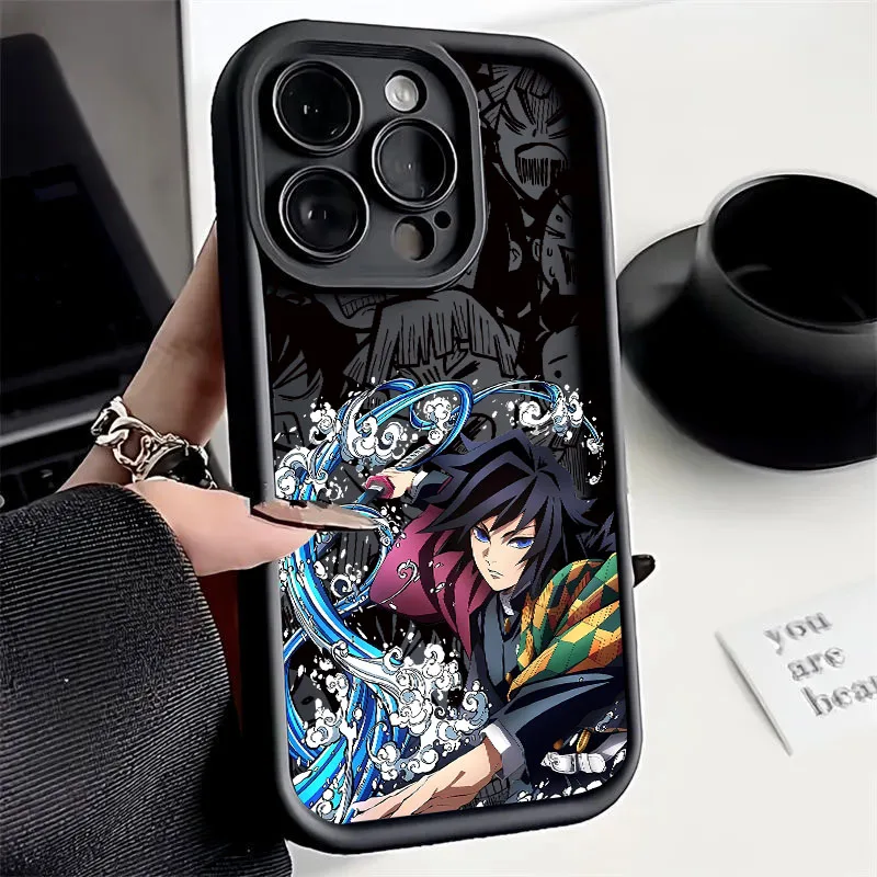 Funda de Anime cómico Demon Slayers para Xiaomi Redmi Note 14 13 12 Pro 4G 5G Plus 14C 13C 12C Redmi 12 13 A5 funda de silicona Ful - imagen 2
