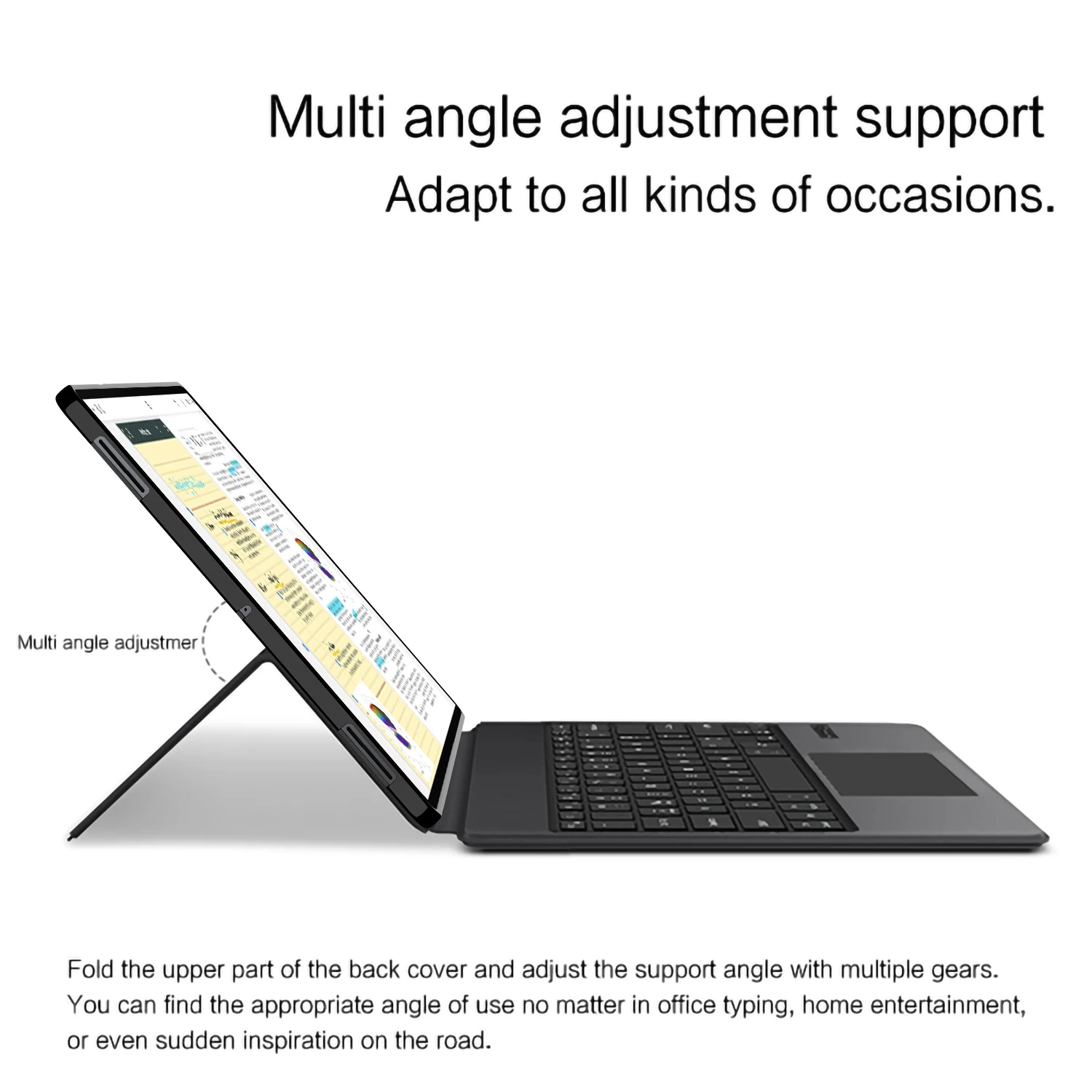 Teclado con panel táctil para Samsung Galaxy Tab S11 Ultra 14,6 "funda protectora para Tab S11 ultra 14,6 2025 SM-X930 X936 - imagen 3