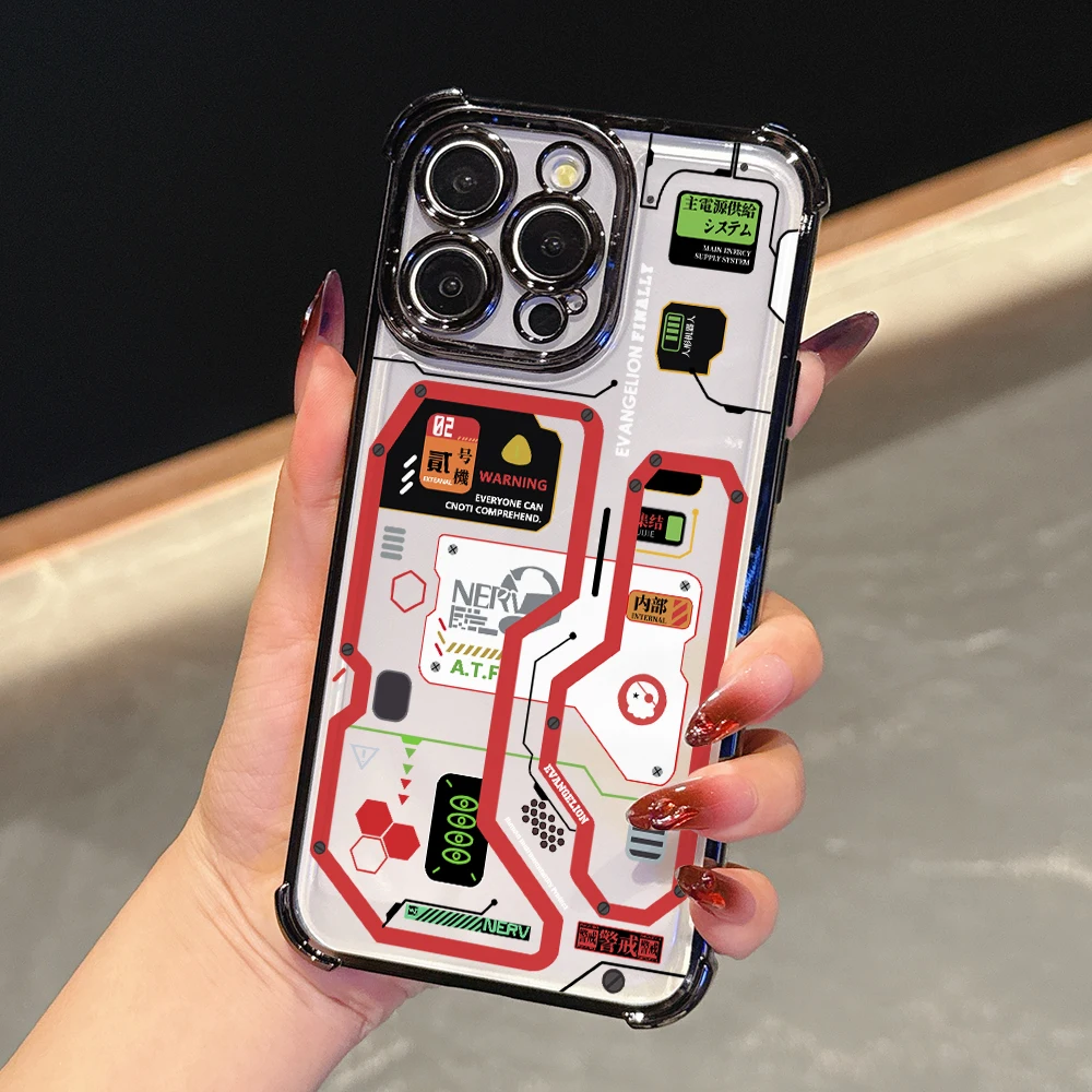 Funda de teléfono estilo Mecha a la moda para Samsung Galaxy A56 A55 A54 A53 A52 A51 A36 A34 A26 A16 A06 4G 5G, funda transparente suave anticaída - imagen 5
