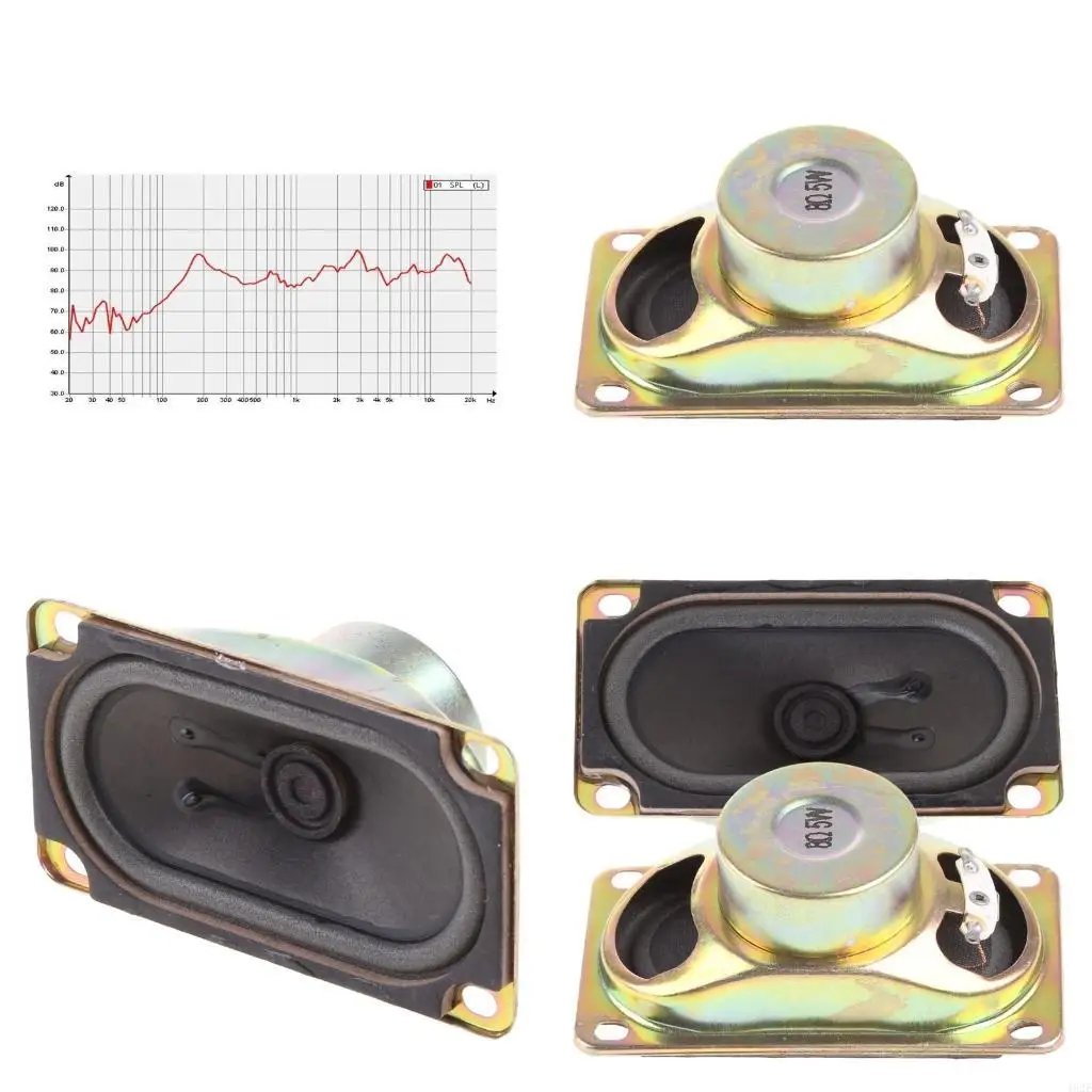 Altavoz 462E Ractangle Woofer Waofer Altavo para caja sonido Part reparación bricolaje