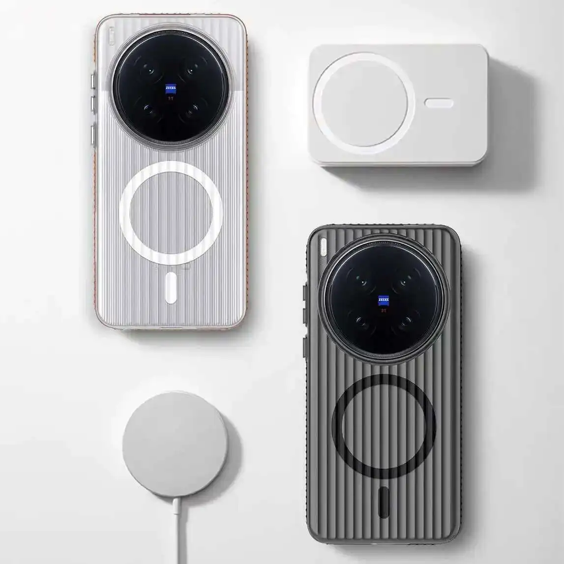 Funda magnética para VIVO x300 pro X200 Ultra X200FE, funda para teléfono MagSafe mate transparente para VIVO X200 Pro Mini Hard - imagen 3