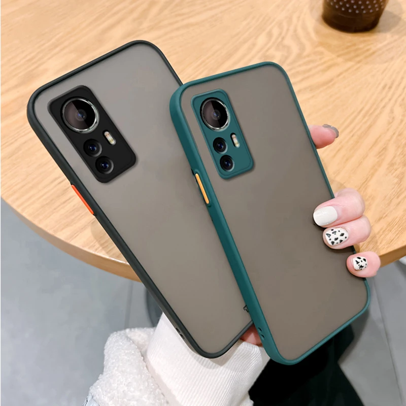 Funda de teléfono a prueba de golpes para Xiaomi Mi 14T 13T 12T 14 12 13 11 Lite 5G NE 12X Poco X5 X3 NFC F3 F5 Pro, funda trasera dura con marco suave - imagen 4