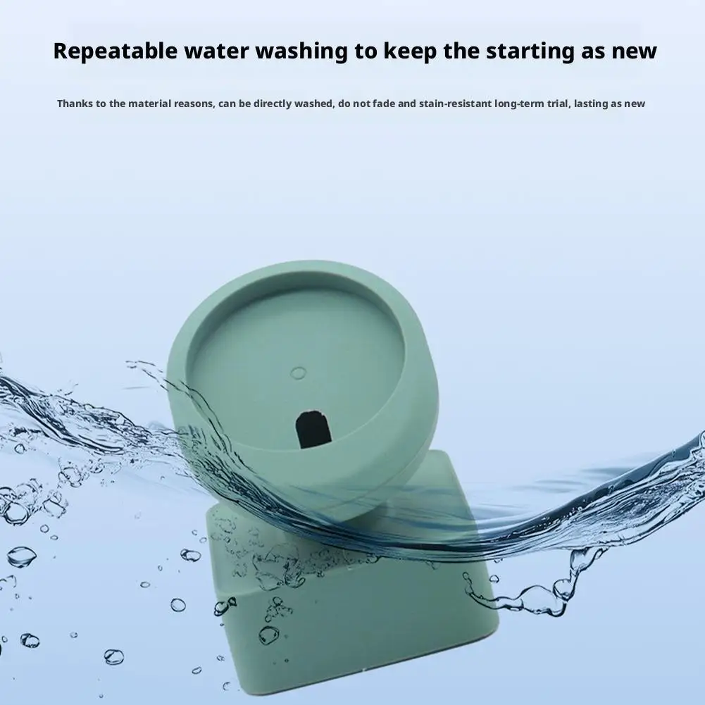 Soporte de mesa de carga inalámbrica de silicona antideslizante para teléfonos móviles para IPhone serie 17-12 para soporte de estación de carga Magsafe - imagen 4