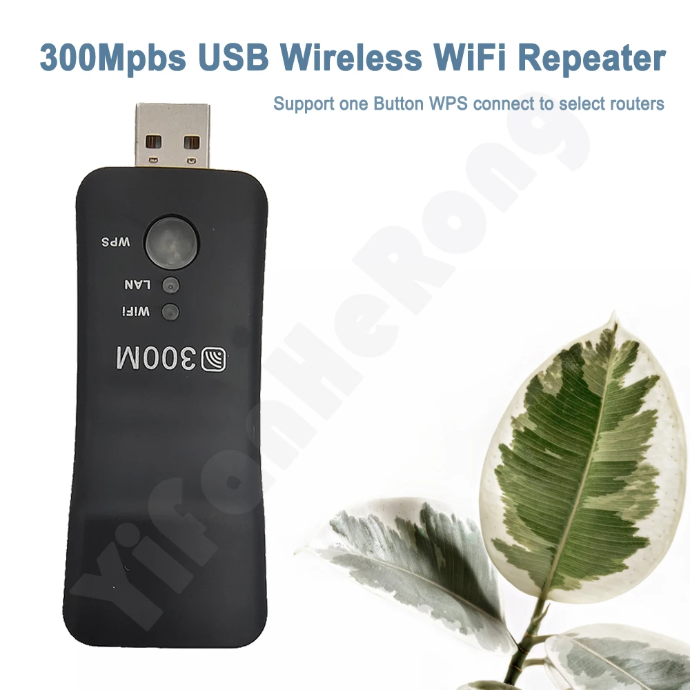 Repetidor inalámbrico USB Universal de 300Mbps para Smart TV, adaptador Wifi, repetidor de red Ethernet para Samsung, Sony, LG TV - imagen 3