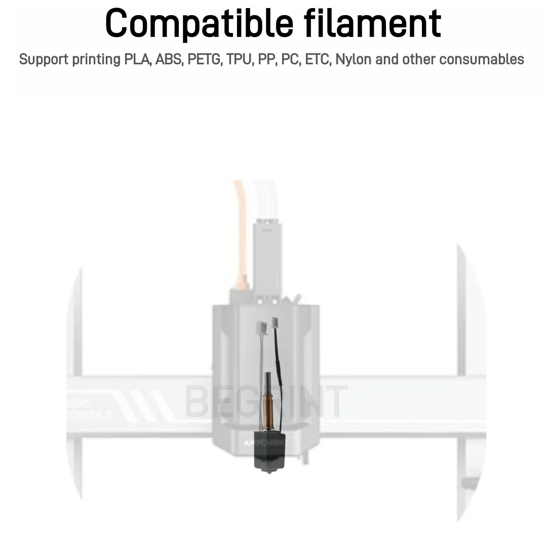 Kit Hotend mejorado para Anycubic Kobra 3 Bi metal Heatbreak Hot End 24V 60W tubo calefactor termistor para Anycubic Kobra 3 Combo - imagen 5