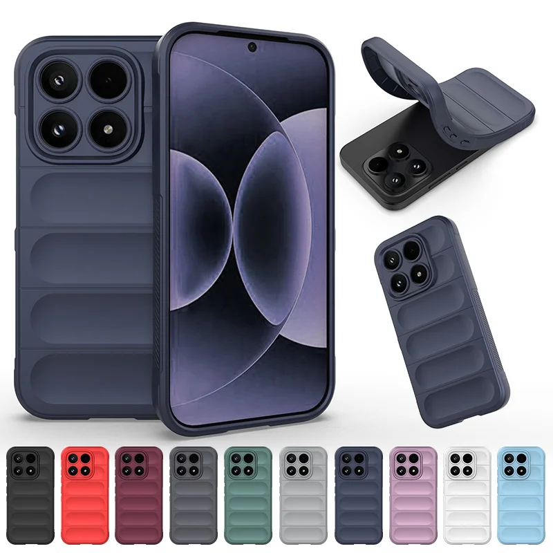Funda de lujo para Xiaomi 17 funda Xiaomi 17 Pro Max Fundas Coque silicona suave amigable con la piel TPU parachoques Xiaomi 17 - imagen 4