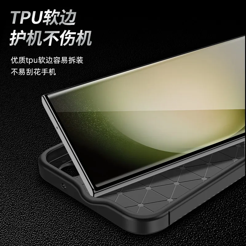 Para Samsung Galaxy S24 Ultra funda Samsung S24 Plus S23 FE funda protectora de silicona suave para Samsung S24 - imagen 3