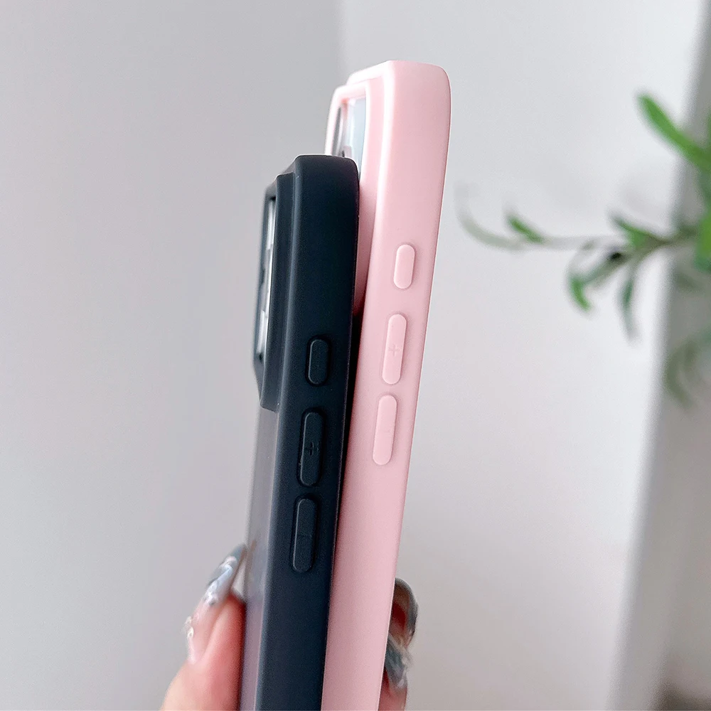 Funda de lujo de Color caramelo para iPhone 17 Air 16 15 14 13 Pro Max Plus 16e funda ultrafina suave de silicona mate carcasa de TPU 17ProMax - imagen 5