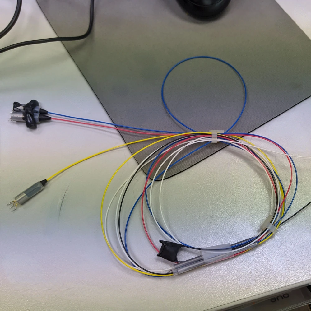 Partes del cable de conexión apd OTDR Novker NK5600, piezas de prueba en vivo, línea de grabación, cable de repuesto apd