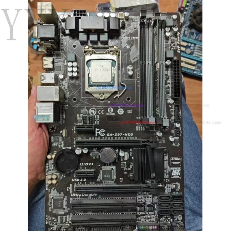 95% nuevo para GIGABYTE Z97-HD3(rev.2.1) Placa base Intel Z97 DDR3 LGA 1150 ATX