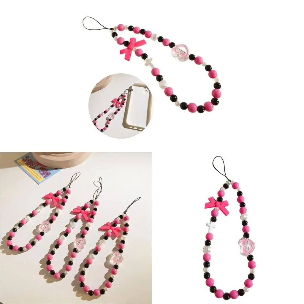 Pulsera R53C para mujer, cordón para teléfono, cadena que marca tendencia, abalorio para teléfono con cuentas para entusiastas