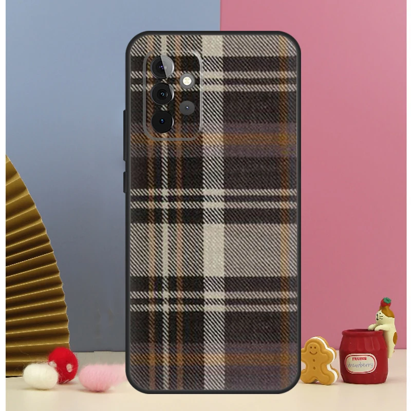 Funda a cuadros escoceses cálida para Samsung Galaxy A15 A35 A55 A54 A34 A14 A52 A32 A12 A13 A33 A53 A17 A16 A26 A36 A56 - imagen 2