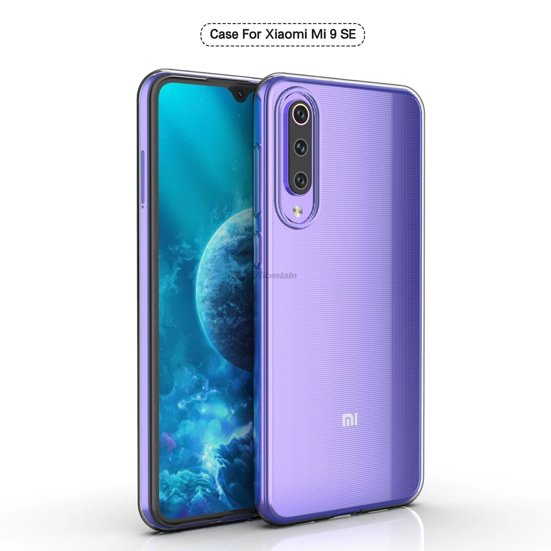 Funda transparente para Xiaomi Mi 9 SE, carcasa protectora de TPU a prueba de golpes - imagen 4
