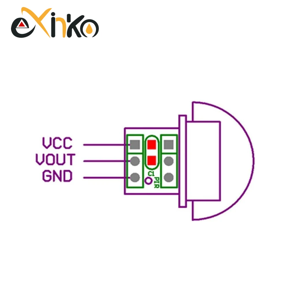 1-10 Uds AM312 Mini módulo de Sensor humano PIR piroeléctrico PIR Sensor infrarrojo IR cuerpo Manual Detector IR infrarrojo de movimiento - imagen 4