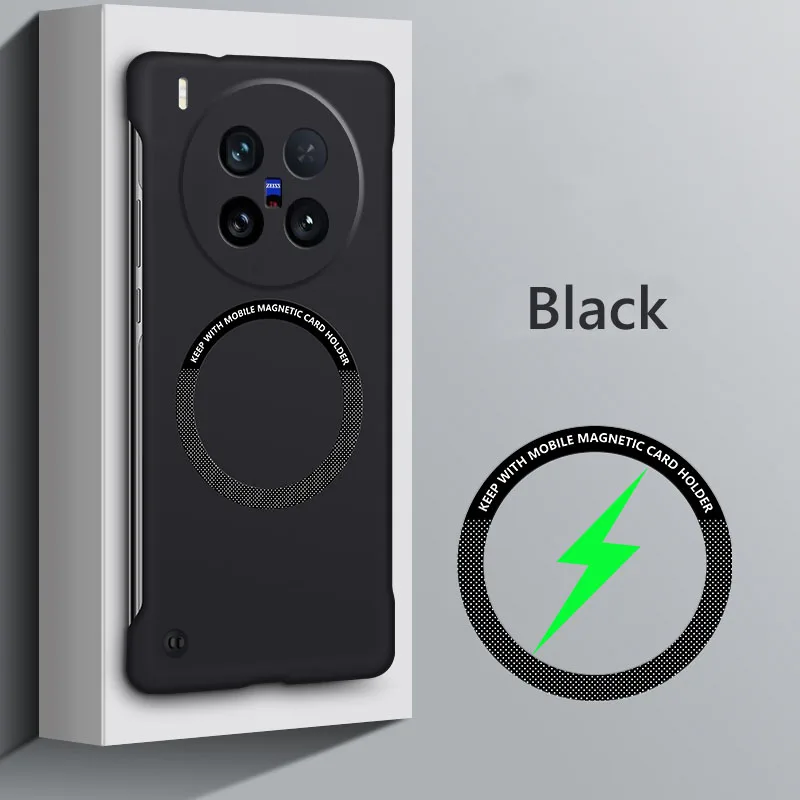 Funda magnética sin marco para Magsafe Slim, funda trasera dura de carga inalámbrica para VIVO X200 Ultra X200Ultra 5G - imagen 2